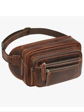 Genuine Leather Waist Bag